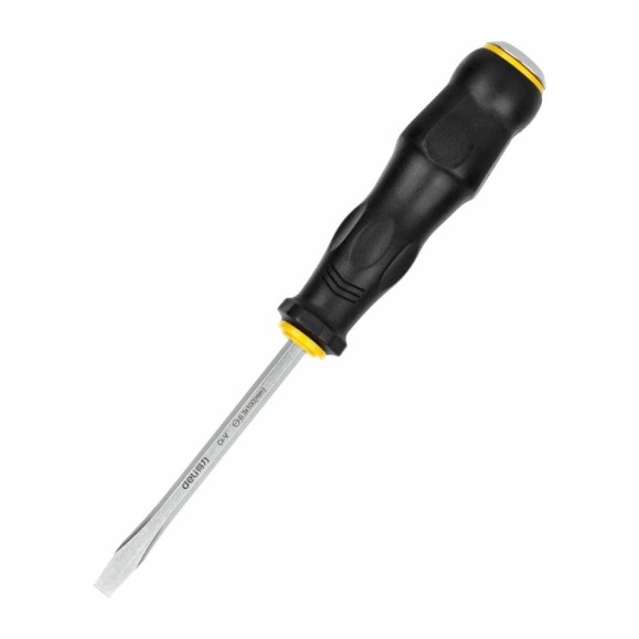 Ударная шлицевая отвертка DELI dl6270041 со сквозным хвостовиком, SL6x100 мм 104559 Ударная шлицевая отвертка DELI dl6270041 со сквозным хвостовиком, SL6x100 мм 104559