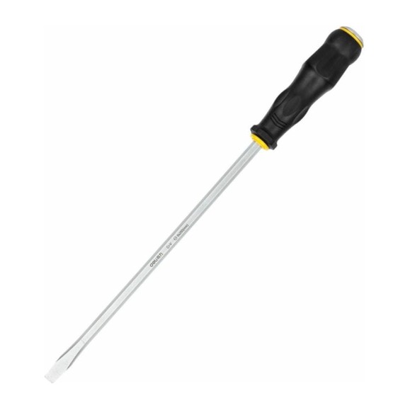 Ударная шлицевая отвертка DELI dl6270101 со сквозным хвостовиком, SL8x250 мм 104564 Ударная шлицевая отвертка DELI dl6270101 со сквозным хвостовиком, SL8x250 мм 104564