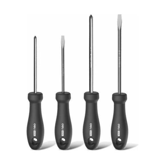 Набор отверток DELI Home Series Black HT1004 4 шт. 104595 Набор отверток DELI Home Series Black HT1004 4 шт. 104595