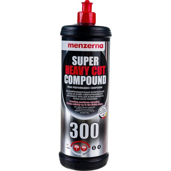 Полировальная паста Super Heavy Cut Compound 300 1 кг Menzerna 22746.260.870