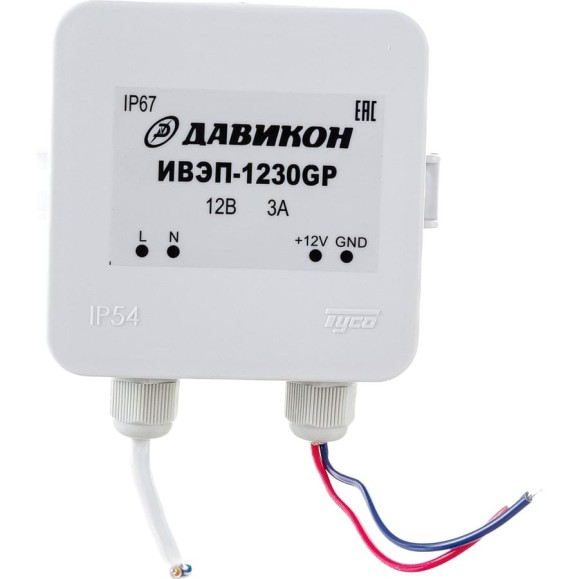 Блок питания ДАВИКОН AC/DC - стабилизированный ИВЭП-1230GР Блок питания ДАВИКОН AC/DC - стабилизированный ИВЭП-1230GР
