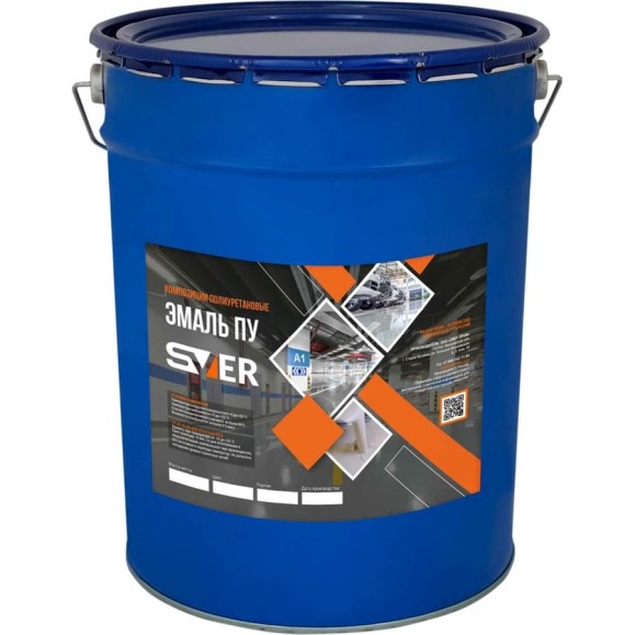 Эмаль SVER ПУ RAL 7024, 10 кг 1000147