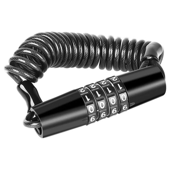 Велосипедный замок с 4-значным паролем и сумочкой Beroma 07824872