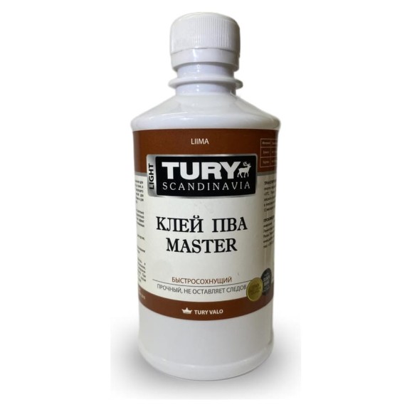 Клей TURY ПВА Мастер, 0.35 кг 2007266