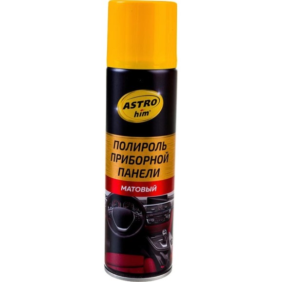 Полироль приборной панели ASTROhim 335 мл, матовый, лимон AC-2345 Полироль приборной панели ASTROhim 335 мл, матовый, лимон AC-2345