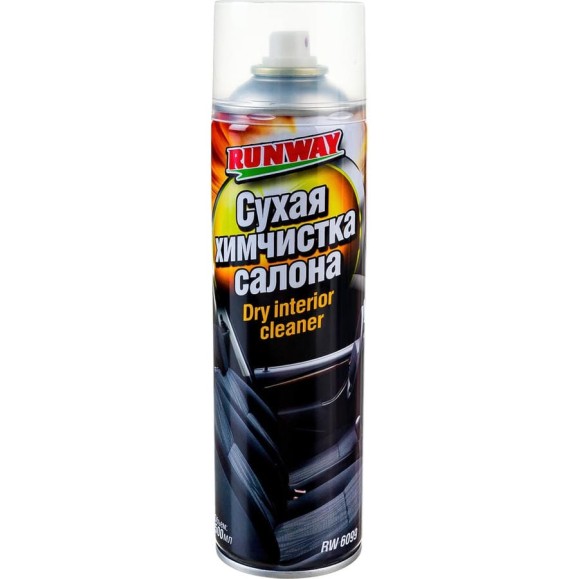 Сухая химчистка салона RUNWAY RW6099 аэрозоль, 500 мл 46474