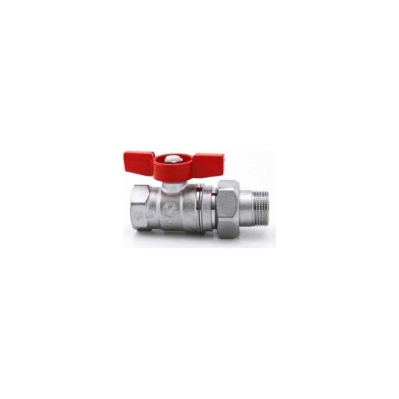 Шаровой кран Giacomini DADO полнопроходной, с отводом 3/4x3/4 Н-В, бабочка R919X005 Шаровой кран Giacomini DADO полнопроходной, с отводом 3/4x3/4 Н-В, бабочка R919X005