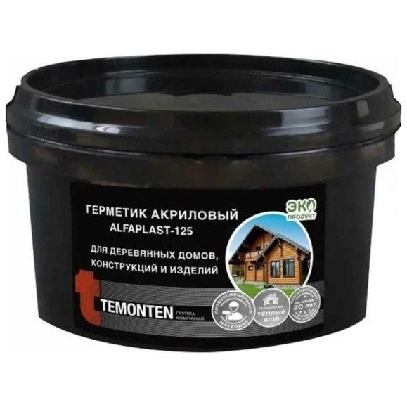 Герметик Alfaplast 125 Технология Теплый шов Орегон ведро 5 л/7 кг 4627176170779