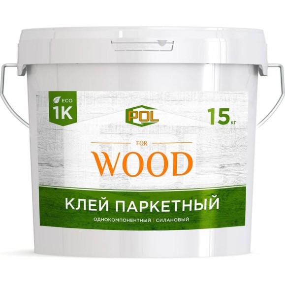 Однокомпонентный силановый клей ГЕПОЛ G-Pol Wood 1K 15 кг GPW1K-15 Однокомпонентный силановый клей ГЕПОЛ G-Pol Wood 1K 15 кг GPW1K-15