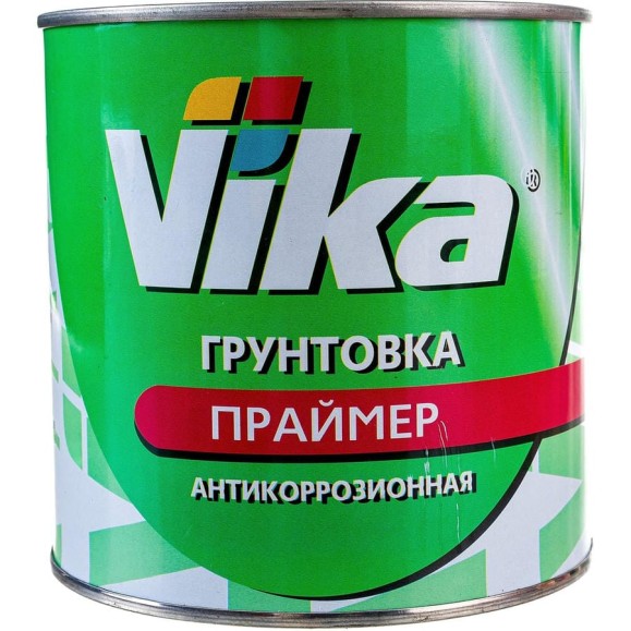 Грунтовка-праймер VIKA Primer антирокоррозионная, серая, 1 кг 200554 Грунтовка-праймер VIKA Primer антирокоррозионная, серая, 1 кг 200554