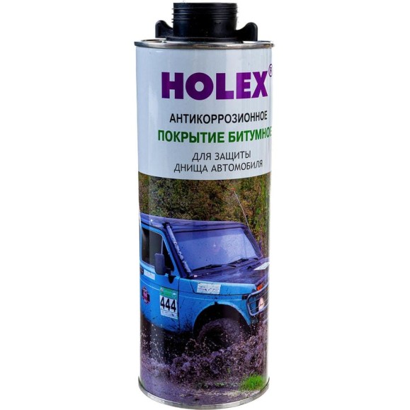 Битумное антикоррозионное покрытие HOLEX черное 1л HAS-1317