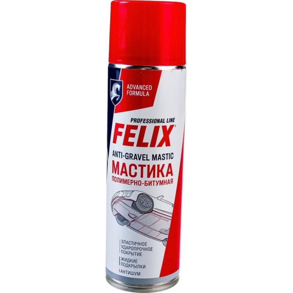 Полимерно-битумная мастика FELIX 650 мл, аэрозоль 411040023