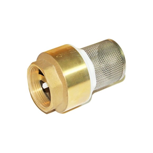 Обратный клапан Гроссис латунный, донный 1 1/4" HYDRO-S 0470063