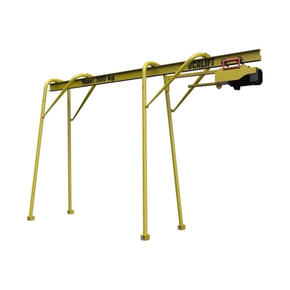 Мини кран с выдвижной стрелой на крышу OCALIFT г/п 300 кг, 40 м, 220В LT300