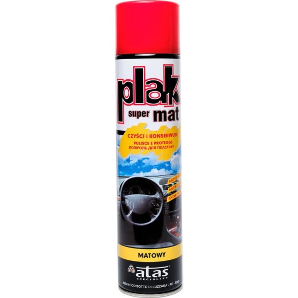 Полироль салона PLAK Super Mat 600 мл аэрозоль Клубника 5151