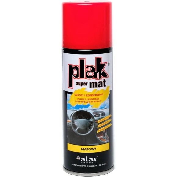 Полироль салона PLAK Super Mat 200 мл аэрозоль Клубника 5081