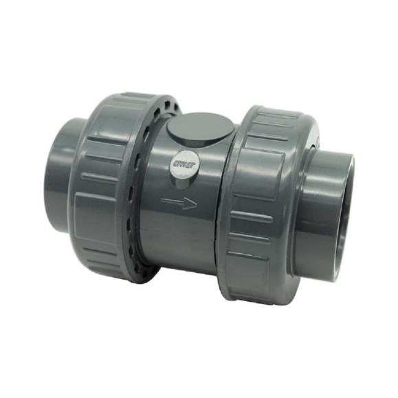 Пружинный обратный клапан НПВХ AQUAVIVA DN 63 уплотнение EPDM SHV063 52009