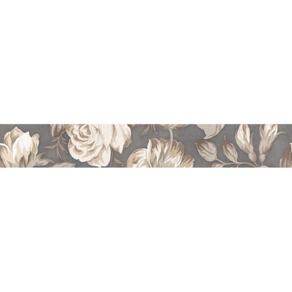 Бордюр LB CERAMICS FIORI GRIGIO 1506-0100 (многоцветный; 9х60 см; 1 шт.) СК000031534