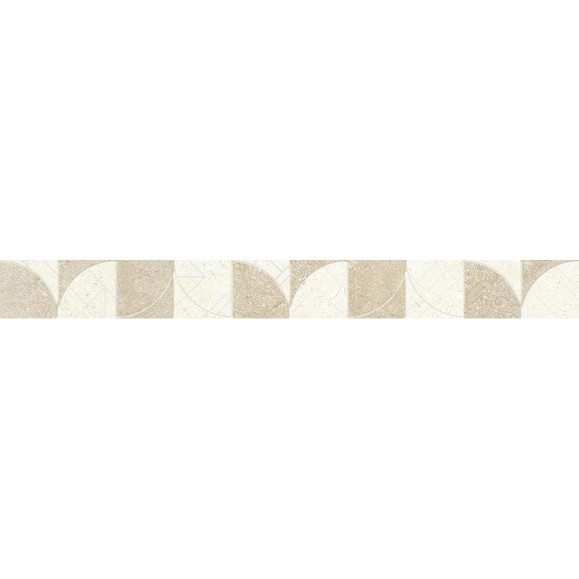 Бордюр LB CERAMICS Лиссабон 1504-0427 (бежевый; 4.5х45 см; 1 шт.) СК000036855