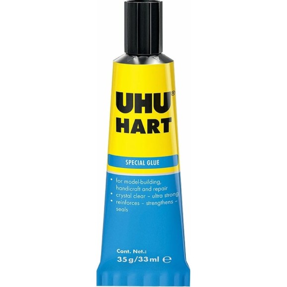 Клей для жестких пластиков UHU HART 35 г 40936