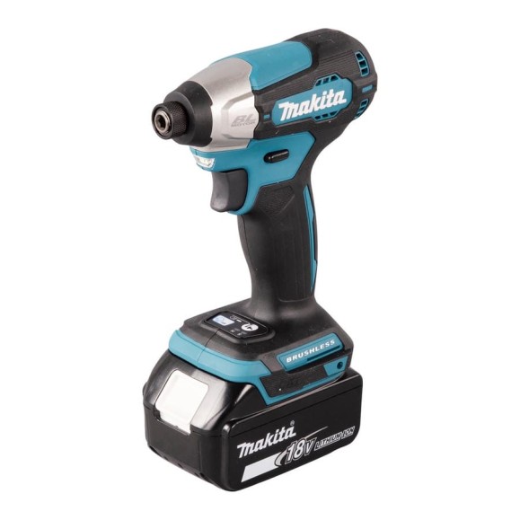 Аккумуляторный ударный шуруповерт Makita 18В, BL, XPT, Li-ion, 140 Нм, 2 скорости DTD157RTJ Аккумуляторный ударный шуруповерт Makita 18В, BL, XPT, Li-ion, 140 Нм, 2 скорости DTD157RTJ