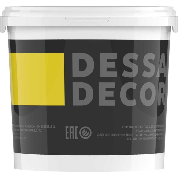 Декоративный гель DESSA DECOR "База" для придания цвета и защиты поверхности, 0,9 кг 705598