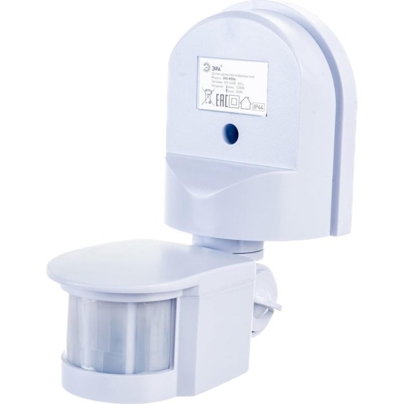 Настенный датчик движения 1200Вт, IP-44, 12м ЭРА MD 04 Б0004268