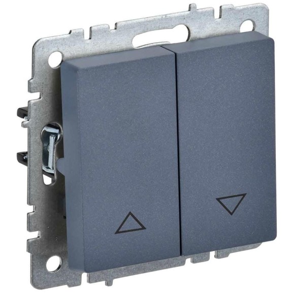 Выключатель IEK Brite жалюзи 10а вс10-1-5-брм маренго BR-V15-0-10-K35