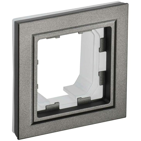 1-местная рамка IEK Brite ip44 ру-1-бртб-44 темная бронза BR-M12-44-K45