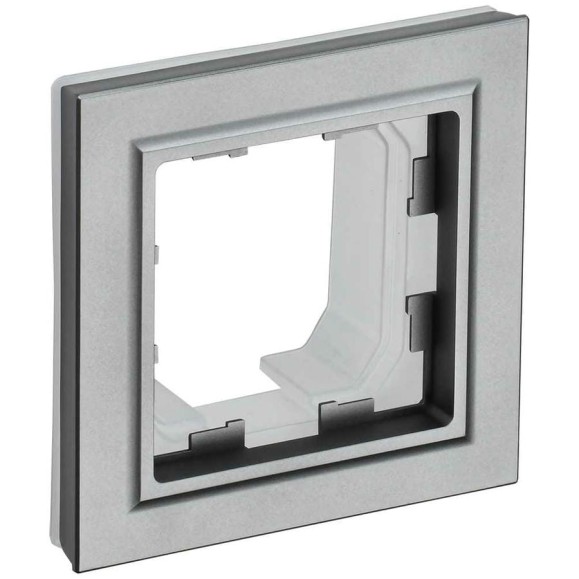 1-местная рамка IEK Brite ip44 ру-1-брс-44 сталь BR-M12-44-K46
