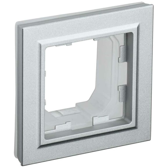 1-местная рамка IEK Brite ip44 ру-1-бра-44 алюминий BR-M12-44-K47
