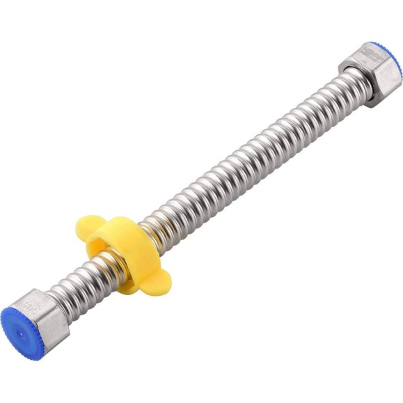 Гибкая сильфонная подводка Kopfgescheit из нержавеющей стали 1/2", 20 см KR-A304.30