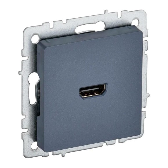 Розетка hdmi IEK Brite рhdmi-0-брм маренго BR-H10-K35