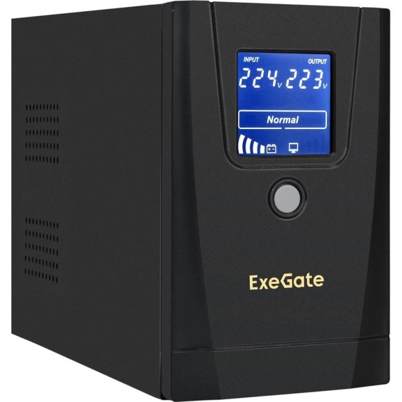 Источник бесперебойного питания ExeGate SpecialPro Smart LLB-900.LCD.AVR.1SH.2C13, металлический корпус, Black 292779 Источник бесперебойного питания ExeGate SpecialPro Smart LLB-900.LCD.AVR.1SH.2C13, металлический корпус, Black 292779