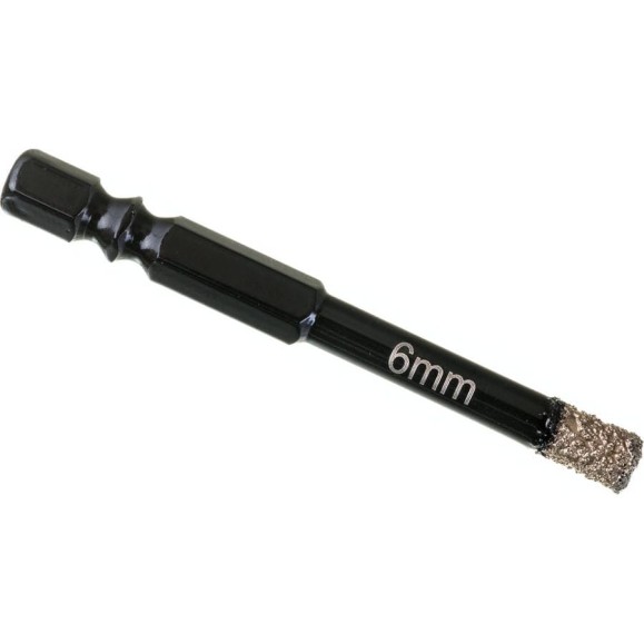 Коронка алмазная по керамограниту 6 мм PROFI 1/4 SKRAB 31106