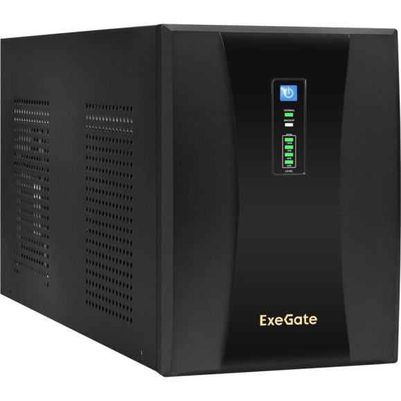 Источник бесперебойного питания ExeGate SpecialPro UNB-3000.LED.AVR.2SH.4C13.RJ.USB 3000VA/1800W, 2Sch/4C13,RJ45/11,USB, металлический корпус, Black 292615 Источник бесперебойного питания ExeGate SpecialPro UNB-3000.LED.AVR.2SH.4C13.RJ.USB 3000VA/1800W, 2Sch/4C13,RJ45/11,USB, металлический корпус, Black 292615