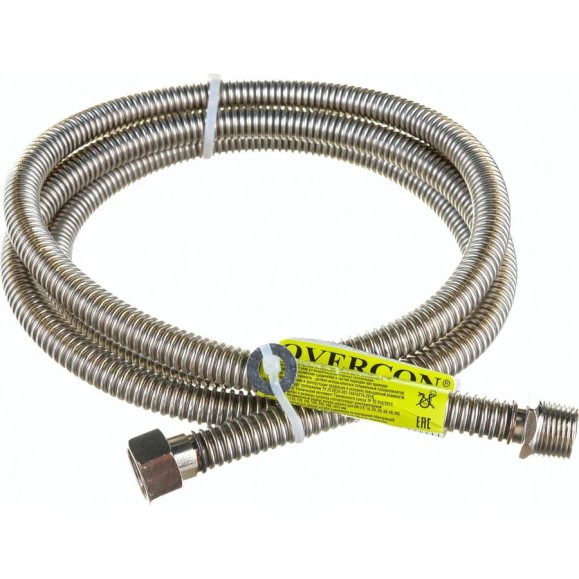 Сильфонная подводка для газа Overcon 1/2", 200 см, в/н ИС.100692 00000000481