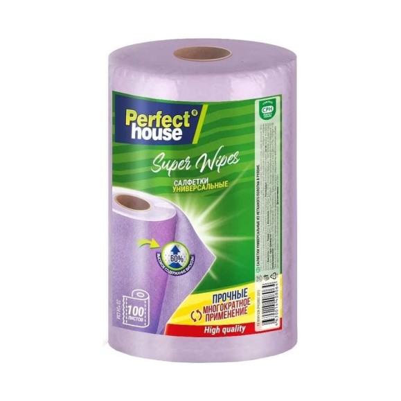 Салфетки Perfect House Super wipes 100 листов 34796