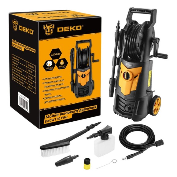 Мойка высокого давления DEKO DKCW170 PRO 063-4304 Мойка высокого давления DEKO DKCW170 PRO 063-4304