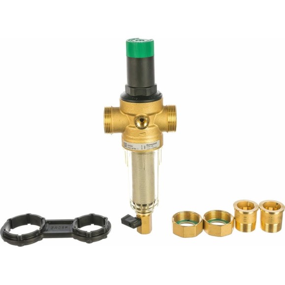Фильтр миниплюс с редуктором на горячую воду Honeywell 100 мкм FK06-1"AAM Фильтр миниплюс с редуктором на горячую воду Honeywell 100 мкм FK06-1"AAM