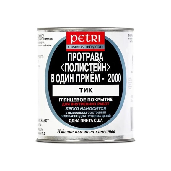 Полиуретановый цветной лак PETRI Polystain Тик PT-P