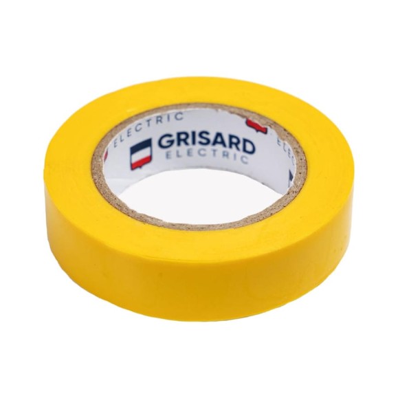 Универсальная изолента Grisard Electric 0,15x15 мм, желтая, 10 м, 10 шт. GRE-013-0024 Универсальная изолента Grisard Electric 0,15x15 мм, желтая, 10 м, 10 шт. GRE-013-0024