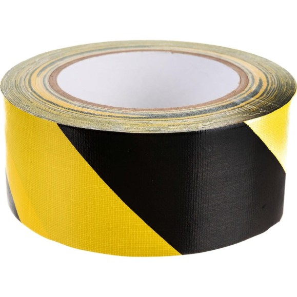 Клейкая лента DGTAPE Utility WARNING - Гаффа тейп 50мм/25м - Желтый& Черный UW50/25/YB