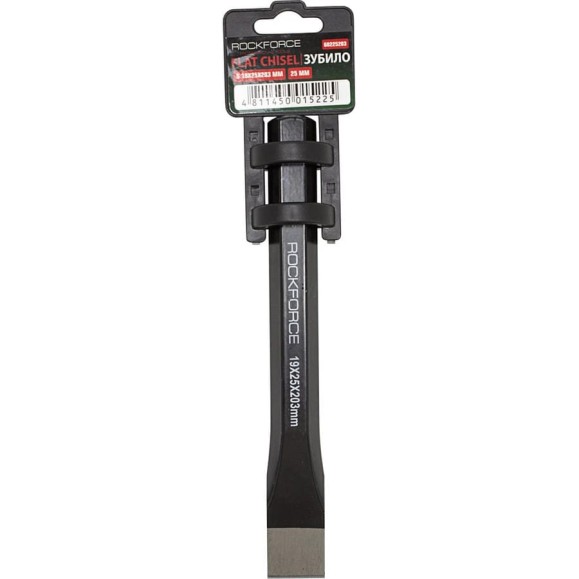 Зубило Rockforce 25 мм, с шестигранным основанием, L-203 мм RF-60225203(50677) Зубило Rockforce 25 мм, с шестигранным основанием, L-203 мм RF-60225203(50677)