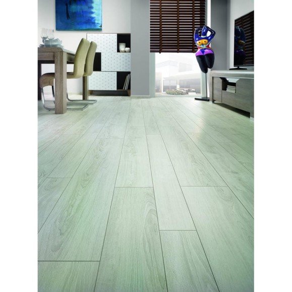 Ламинат Alsafloor Solid Medium Polar Oak, 33 класс, толщина 12 мм, 0.94 кв.м 389171