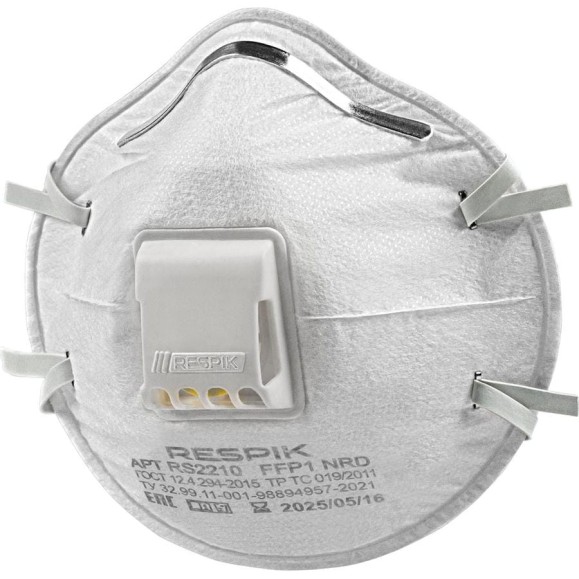 Респиратор RESPIK FFP1 NR D 10шт RS2210 Респиратор RESPIK FFP1 NR D 10шт RS2210
