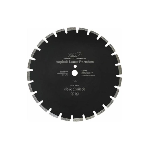 Алмазный диск Asphalt Laser PREMIUM 400x25.4 мм VOLL 1.10400