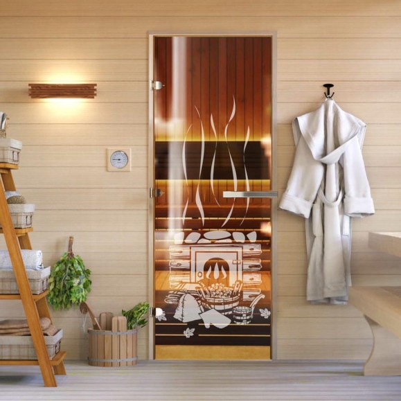 Дверь для бани DoorWood Банька бронза, 2000x800 мм, левая DW-00014780 Дверь для бани DoorWood Банька бронза, 2000x800 мм, левая DW-00014780