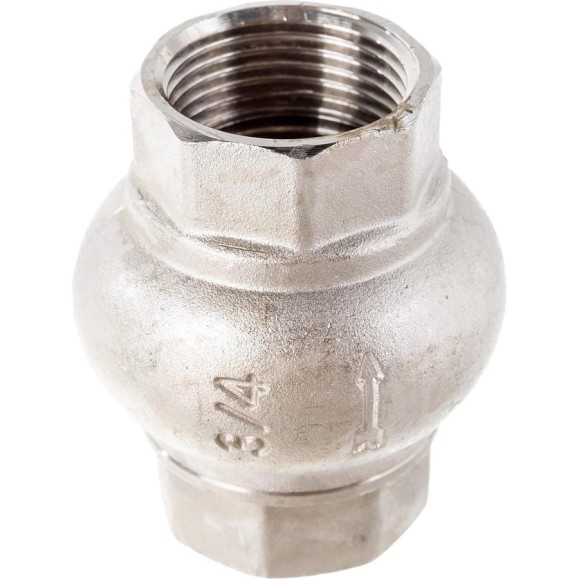 Обратный клапан 3/4 латунный золотник Valtec VT.151.N.05 Обратный клапан 3/4 латунный золотник Valtec VT.151.N.05