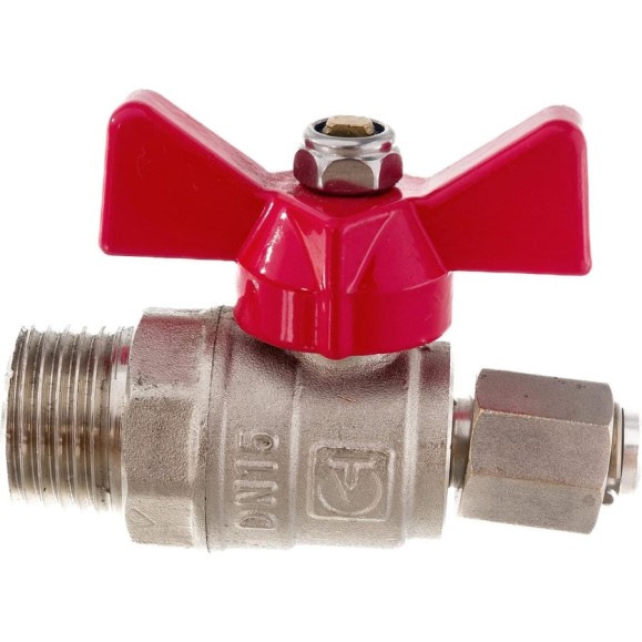 Шаровой кран для подключения манометра VALTEC 1/2нар - 1/4вн. VT.806.N.0402 Шаровой кран для подключения манометра VALTEC 1/2нар - 1/4вн. VT.806.N.0402